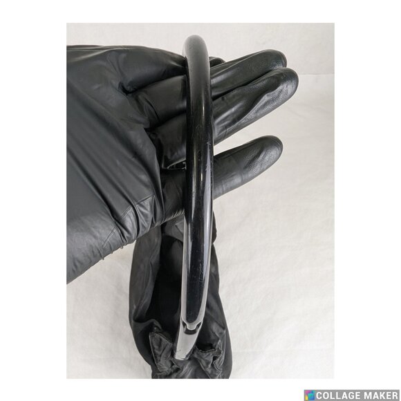 Authentic PRADA Black Nylon Shoulder Bag Top Handle Bag Made in Italy - Picture 7 of 10